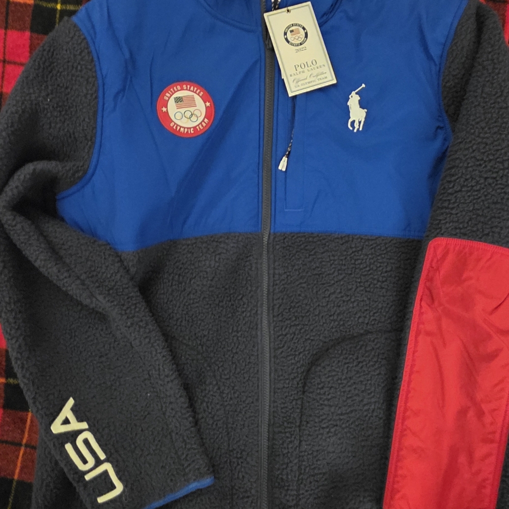 Polo by Ralph Lauren Blue and Red Ski Jacket